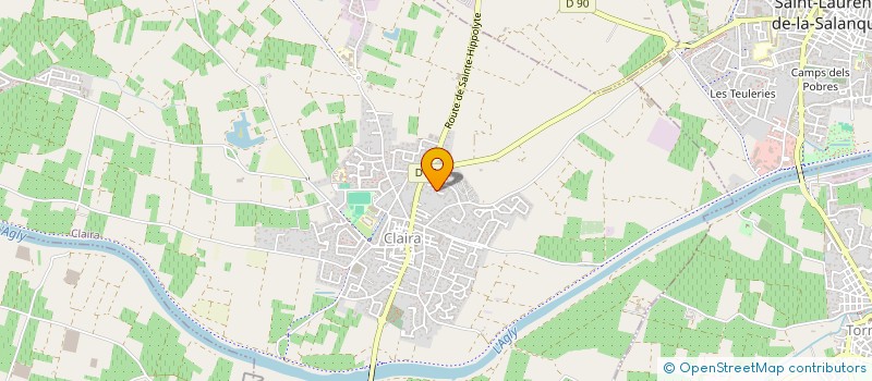 localisation de l'entreprise SPM  CLAIRA