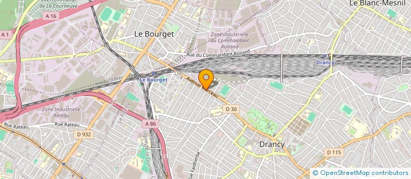 localisation de l'entreprise SPM à DRANCY