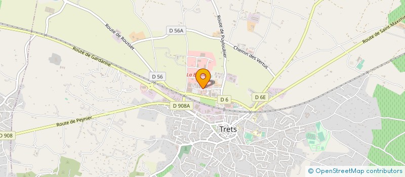 localisation de l'entreprise SPM  TRETS