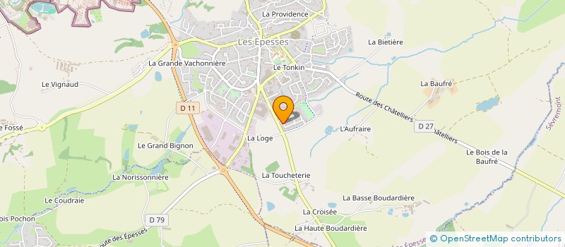 localisation de l'entreprise SPM à LES EPESSES