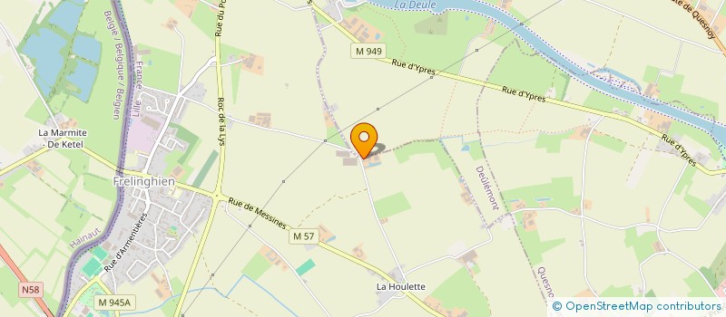 localisation de l'entreprise SPM  FRELINGHIEN