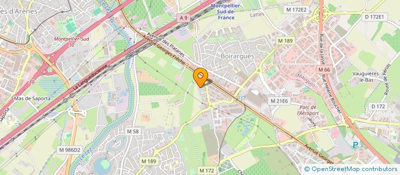 localisation de l'entreprise SPM ARAGON à LATTES