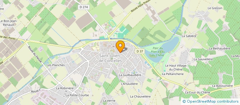 localisation de l'entreprise SPM CLOISON  SAINT-JULIEN-DE-CONCELLES