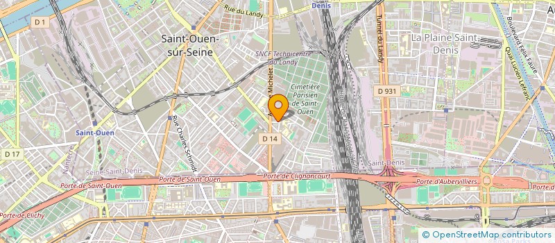 localisation de l'entreprise SPM ENTREPRISE GENERALE DU BATIMENT à SAINT-OUEN-SUR-SEINE