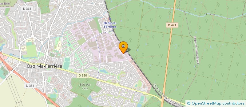 localisation de l'entreprise SPM FRANCE  OZOIR-LA-FERRIERE