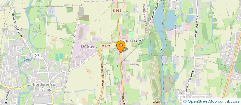 localisation de l'entreprise SPM IMMOBILIER  BORDERES-SUR-L'ECHEZ