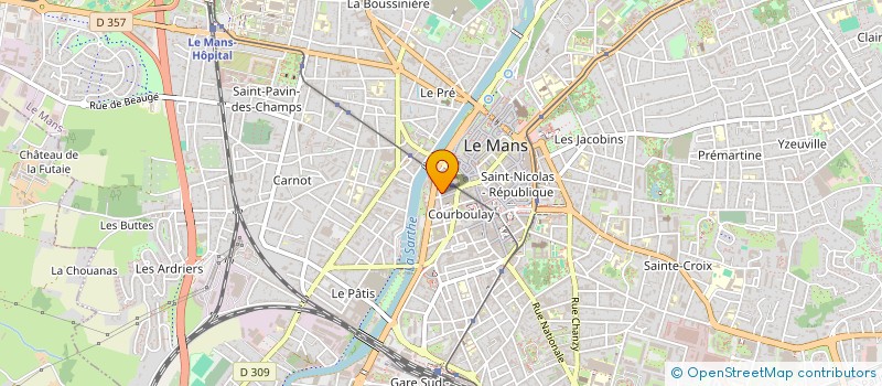 localisation de l'entreprise SPM LECOQ DAVID à LE MANS