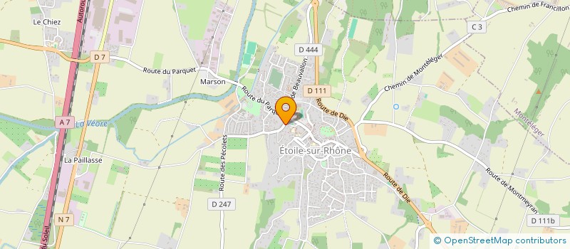 localisation de l'entreprise SPM PATRIMOINE  ETOILE-SUR-RHONE