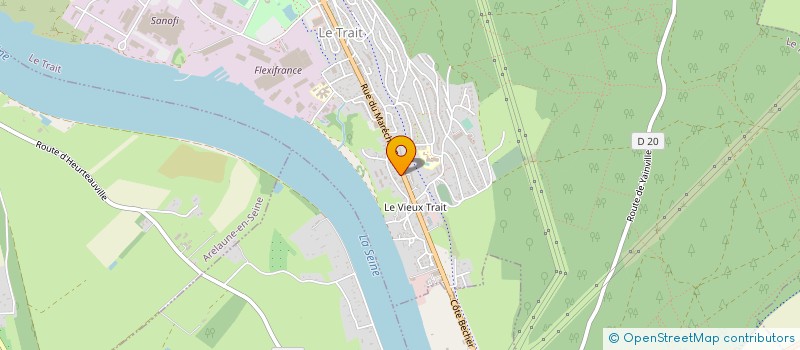 localisation de l'entreprise SPM SATELLITE à LE TRAIT