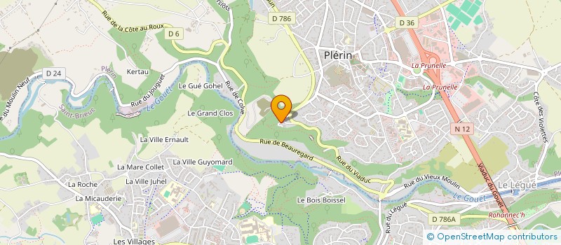 localisation de l'entreprise SPM (SOCIETE PLERINAISE DE METALLERIE) à PLERIN