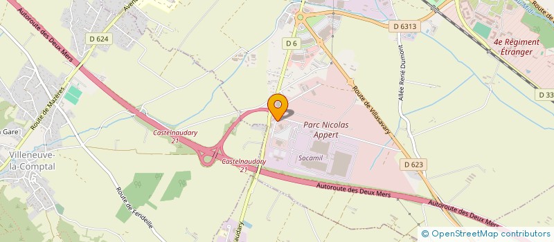 localisation de l'entreprise SPM7  CASTELNAUDARY