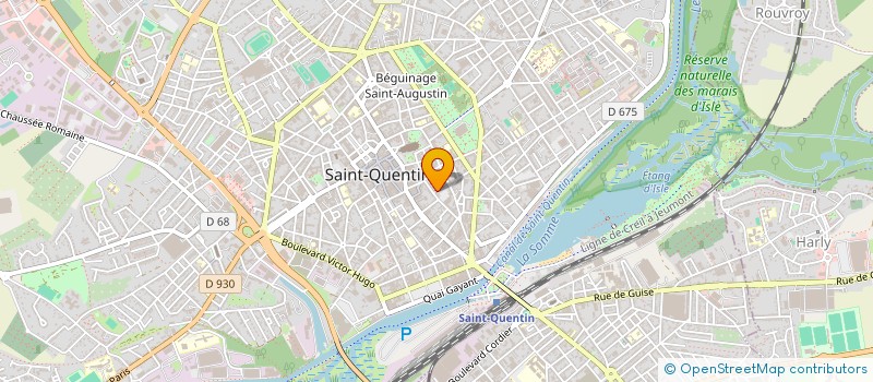localisation de l'entreprise SPMA 75 à SAINT-QUENTIN