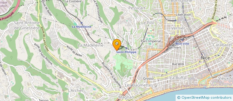 localisation de l'entreprise SPMB à NICE