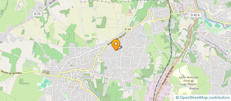 localisation de l'entreprise SPMB2 DEVELOPPEMENT  CHAPONOST