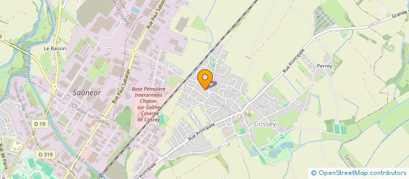 localisation de l'entreprise SPMD CONSEILS  CRISSEY