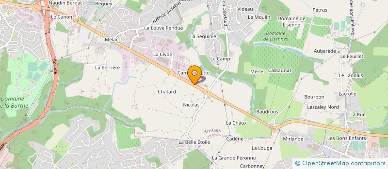 localisation de l'entreprise SPMG à TRESSES