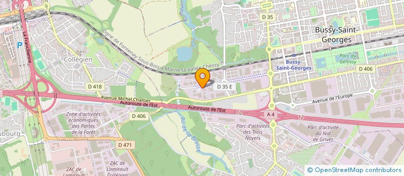 localisation de l'entreprise SPMG APE FAMIN ET EVENO (AGENTS GENERAUX ASSOCIES) à BUSSY-SAINT-GEORGES