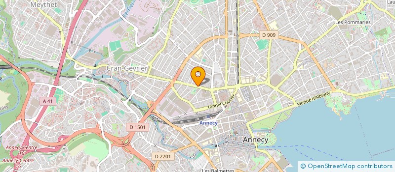 localisation de l'entreprise SPMG BOLLON ET DELMAS à ANNECY