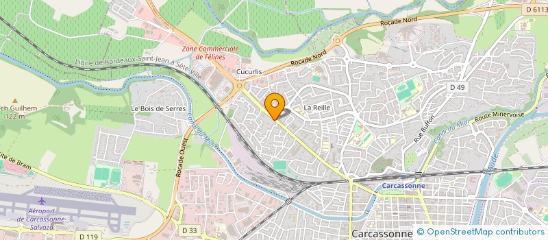 localisation de l'entreprise SPMG CABINET DAUPHINE  CARCASSONNE