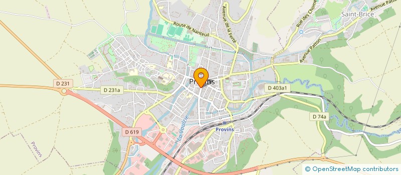 localisation de l'entreprise SPMG DE MONVAL à PROVINS