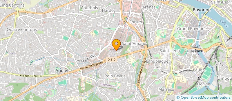 localisation de l'entreprise SPMG IDIEDER HUGOT à BAYONNE