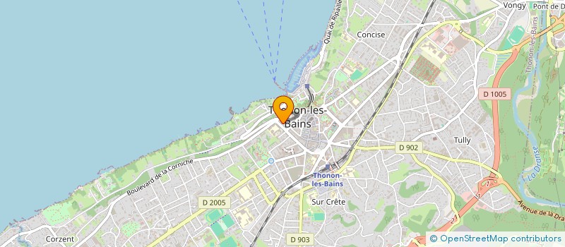 localisation de l'entreprise SPMG LARCHER BONNET-EYMARD à THONON-LES-BAINS