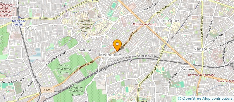 localisation de l'entreprise SPMG MARCHAND TEISSEIRE  TALENCE