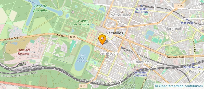 localisation de l'entreprise SPMG MEYER PECH à VERSAILLES