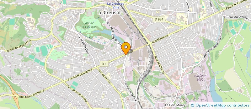 localisation de l'entreprise SPMG PEREIRA-RIVAS à LE CREUSOT