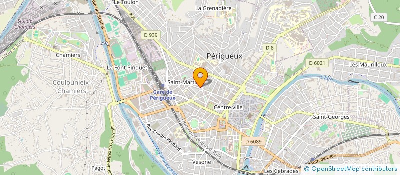 localisation de l'entreprise SPMG VILOTTE BRUSSON ABEILLE ASSURANCES  PERIGUEUX