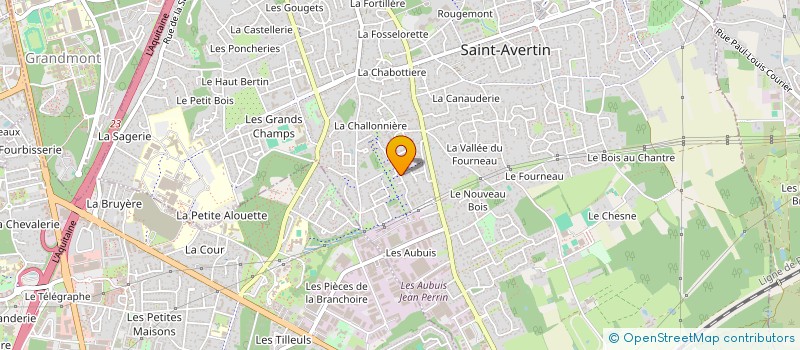 localisation de l'entreprise SPMS  SAINT-AVERTIN
