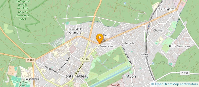 localisation de l'entreprise SPMV à FONTAINEBLEAU