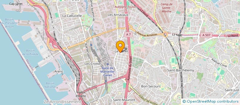 localisation de l'entreprise SPN à MARSEILLE