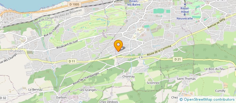 localisation de l'entreprise SPN CONSEIL  EVIAN-LES-BAINS