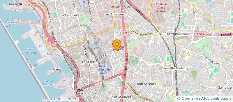 localisation de l'entreprise SPN MARKET à MARSEILLE