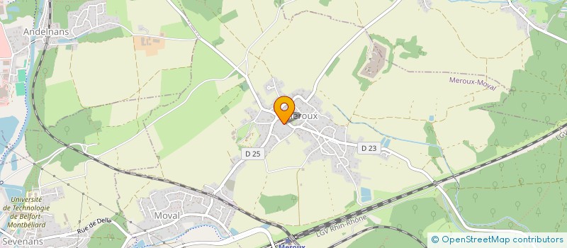 localisation de l'entreprise SPNEO  MEROUX-MOVAL