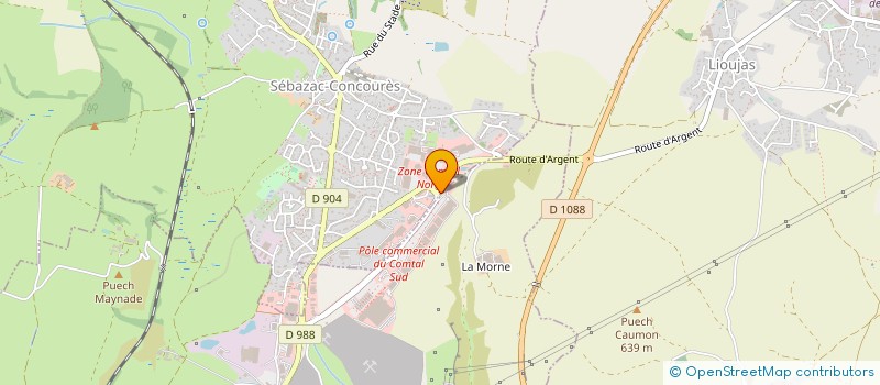 localisation de l'entreprise SPNPRO  SEBAZAC-CONCOURES