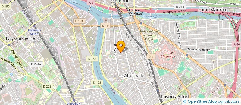 localisation de l'entreprise SPO AGENCEMENT à ALFORTVILLE