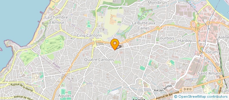 localisation de l'entreprise SPO CONCEPT  ANGLET