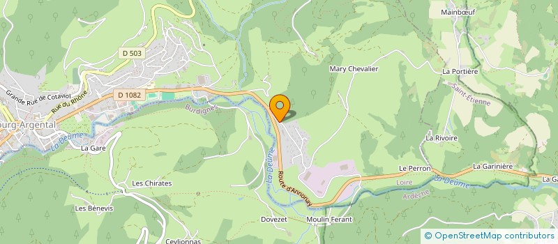 localisation de l'entreprise SPO MOTO SCOOTER  BOURG-ARGENTAL