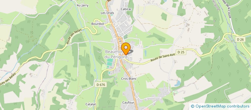 localisation de l'entreprise SPO2  BEAUMONTOIS EN PERIGORD