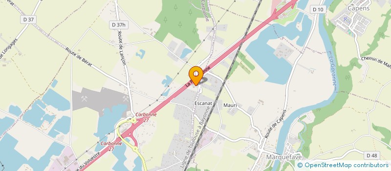 localisation de l'entreprise SPOBAM  PINSAGUEL