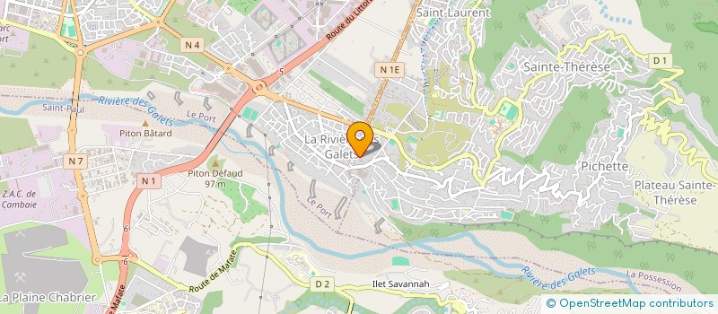 localisation de l'entreprise SPOBAT à LA POSSESSION