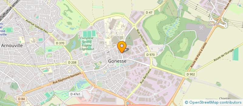 localisation de l'entreprise SPOBAT à GONESSE