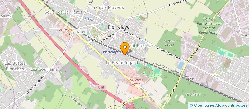 localisation de l'entreprise SPOIALA SCI  PIERRELAYE