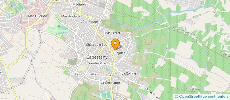 localisation de l'entreprise SPOIR  CABESTANY