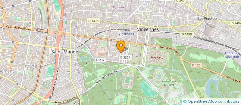 localisation de l'entreprise SPOK à VINCENNES