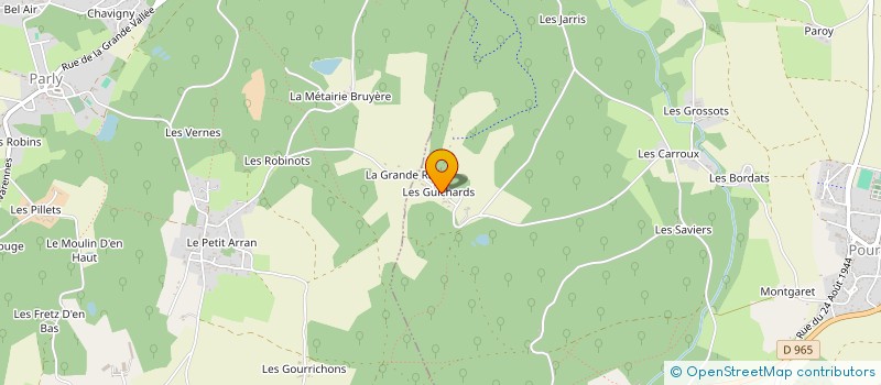 localisation de l'entreprise SPONCHIADO LOUIS ET MAURICE  POURRAIN