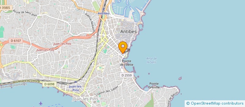 localisation de l'entreprise SPONSOR IMMOBILIER à ANTIBES