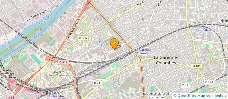 localisation de l'entreprise SPONTEX à COLOMBES